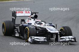 Valtteri Bottas (FIN) Williams FW35. 21.02.2013. Formula One Testing, Day Three, Barcelona, Spain.