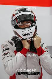 Max Chilton (GBR) Marussia F1 Team. 21.02.2013. Formula One Testing, Day Three, Barcelona, Spain.