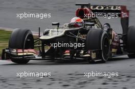 Romain Grosjean (FRA) Lotus F1 E21. 21.02.2013. Formula One Testing, Day Three, Barcelona, Spain.