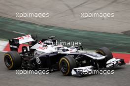 Valtteri Bottas (FIN) Williams FW35. 21.02.2013. Formula One Testing, Day Three, Barcelona, Spain.