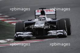 Valtteri Bottas (FIN) Williams FW35. 21.02.2013. Formula One Testing, Day Three, Barcelona, Spain.