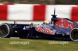 Jean-Eric Vergne (FRA) Scuderia Toro Rosso STR8. 21.02.2013. Formula One Testing, Day Three, Barcelona, Spain.