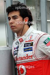 Sergio Perez (MEX) McLaren. 19.02.2013. Formula One Testing, Day One, Barcelona, Spain.