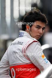 Sergio Perez (MEX) McLaren. 19.02.2013. Formula One Testing, Day One, Barcelona, Spain.