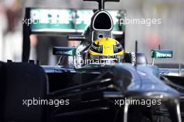 Lewis Hamilton (GBR) Mercedes AMG F1 W04. 20.02.2013. Formula One Testing, Day Two, Barcelona, Spain.