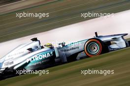 Lewis Hamilton (GBR) Mercedes AMG F1 W04. 20.02.2013. Formula One Testing, Day Two, Barcelona, Spain.