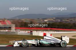 Lewis Hamilton (GBR) Mercedes AMG F1 W04. 20.02.2013. Formula One Testing, Day Two, Barcelona, Spain.