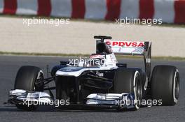 Valtteri Bottas (FIN) Williams FW35. 20.02.2013. Formula One Testing, Day Two, Barcelona, Spain.