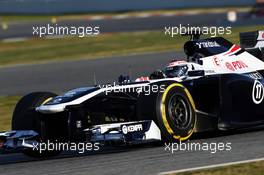 Valtteri Bottas (FIN) Williams FW35. 20.02.2013. Formula One Testing, Day Two, Barcelona, Spain.