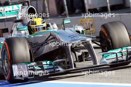 Lewis Hamilton (GBR) Mercedes AMG F1 W04. 20.02.2013. Formula One Testing, Day Two, Barcelona, Spain.