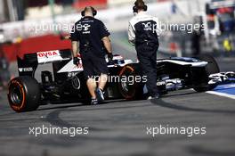 Valtteri Bottas (FIN) Williams FW35. 20.02.2013. Formula One Testing, Day Two, Barcelona, Spain.