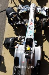 Lewis Hamilton (GBR) Mercedes AMG F1 W04. 20.02.2013. Formula One Testing, Day Two, Barcelona, Spain.