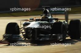 Lewis Hamilton (GBR) Mercedes AMG F1 W04. 20.02.2013. Formula One Testing, Day Two, Barcelona, Spain.