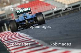 Lewis Hamilton (GBR) Mercedes AMG F1 W04. 20.02.2013. Formula One Testing, Day Two, Barcelona, Spain.