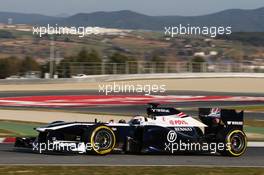 Valtteri Bottas (FIN) Williams FW35. 20.02.2013. Formula One Testing, Day Two, Barcelona, Spain.