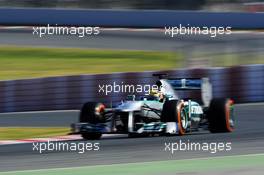 Lewis Hamilton (GBR) Mercedes AMG F1 W04. 20.02.2013. Formula One Testing, Day Two, Barcelona, Spain.