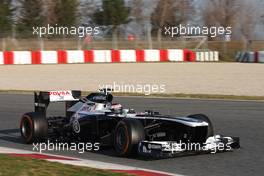 Valtteri Bottas (FIN) Williams FW35. 20.02.2013. Formula One Testing, Day Two, Barcelona, Spain.