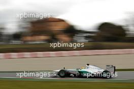 Nico Rosberg (GER) Mercedes AMG F1 W04. 01.03.2013. Formula One Testing, Day Two, Barcelona, Spain.