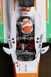 Adrian Sutil (GER) Sahara Force India VJM06. 01.03.2013. Formula One Testing, Day Two, Barcelona, Spain.