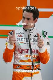 Adrian Sutil (GER) Sahara Force India F1. 01.03.2013. Formula One Testing, Day Two, Barcelona, Spain.