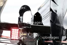 Lotus F1 E21 rear diffuser detail. 01.03.2013. Formula One Testing, Day Two, Barcelona, Spain.