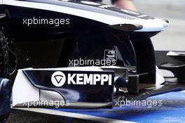 Williams FW35 front wing. 01.03.2013. Formula One Testing, Day Two, Barcelona, Spain.