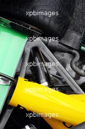 Caterham CT03 rear suspension. 01.03.2013. Formula One Testing, Day Two, Barcelona, Spain.