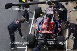 Daniel Ricciardo (AUS) Scuderia Toro Rosso STR8. 01.03.2013. Formula One Testing, Day Two, Barcelona, Spain.