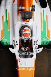 Adrian Sutil (GER) Sahara Force India VJM06. 01.03.2013. Formula One Testing, Day Two, Barcelona, Spain.