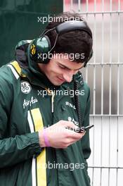 Alexander Rossi (USA) Caterham F1 Reserve Driver. 01.03.2013. Formula One Testing, Day Two, Barcelona, Spain.