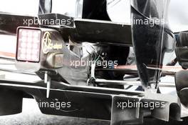 Lotus F1 E21 rear diffuser detail. 01.03.2013. Formula One Testing, Day Two, Barcelona, Spain.