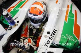 Adrian Sutil (GER) Sahara Force India VJM06. 01.03.2013. Formula One Testing, Day Two, Barcelona, Spain.