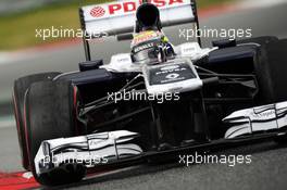 Pastor Maldonado (VEN) Williams FW35. 01.03.2013. Formula One Testing, Day Two, Barcelona, Spain.