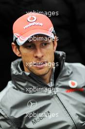 Jenson Button (GBR) McLaren. 01.03.2013. Formula One Testing, Day Two, Barcelona, Spain.