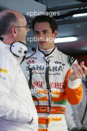 Adrian Sutil (GER) Sahara Force India F1. 01.03.2013. Formula One Testing, Day Two, Barcelona, Spain.
