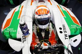 Adrian Sutil (GER) Sahara Force India VJM06. 01.03.2013. Formula One Testing, Day Two, Barcelona, Spain.