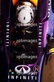 Sebastian Vettel (GER) Red Bull Racing RB9. 01.03.2013. Formula One Testing, Day Two, Barcelona, Spain.