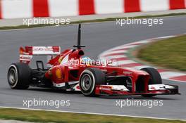 Fernando Alonso (ESP) Ferrari F138. 01.03.2013. Formula One Testing, Day Two, Barcelona, Spain.