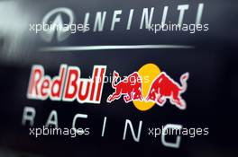 Red Bull Racing logo. 01.03.2013. Formula One Testing, Day Two, Barcelona, Spain.