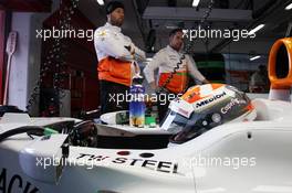 Adrian Sutil (GER) Sahara Force India VJM06. 01.03.2013. Formula One Testing, Day Two, Barcelona, Spain.