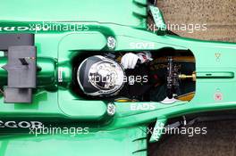 Giedo van der Garde (NLD) Caterham CT03. 01.03.2013. Formula One Testing, Day Two, Barcelona, Spain.