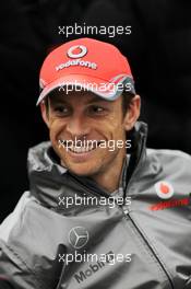 Jenson Button (GBR) McLaren. 01.03.2013. Formula One Testing, Day Two, Barcelona, Spain.