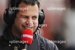 Ted Kravitz (GBR) Sky Sports Pitlane Reporter. 01.03.2013. Formula One Testing, Day Two, Barcelona, Spain.