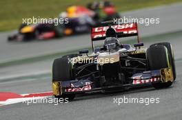 Daniel Ricciardo (AUS) Scuderia Toro Rosso STR8. 01.03.2013. Formula One Testing, Day Two, Barcelona, Spain.