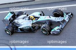 Nico Rosberg (GER) Mercedes AMG F1 W04. 02.03.2013. Formula One Testing, Day Three, Barcelona, Spain.