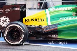 Caterham CT03 exhaust. 02.03.2013. Formula One Testing, Day Three, Barcelona, Spain.