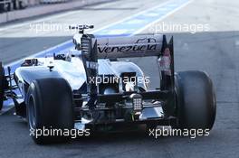 Williams FW35 rear diffuser and rear wing. 02.03.2013. Formula One Testing, Day Three, Barcelona, Spain.