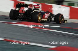Romain Grosjean (FRA) Lotus F1 E21. 02.03.2013. Formula One Testing, Day Three, Barcelona, Spain.