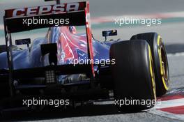 Jean-Eric Vergne (FRA) Scuderia Toro Rosso STR8. 02.03.2013. Formula One Testing, Day Three, Barcelona, Spain.
