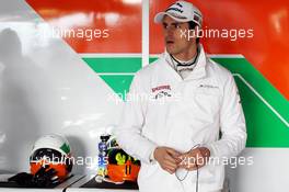 Adrian Sutil (GER) Sahara Force India F1. 02.03.2013. Formula One Testing, Day Three, Barcelona, Spain.